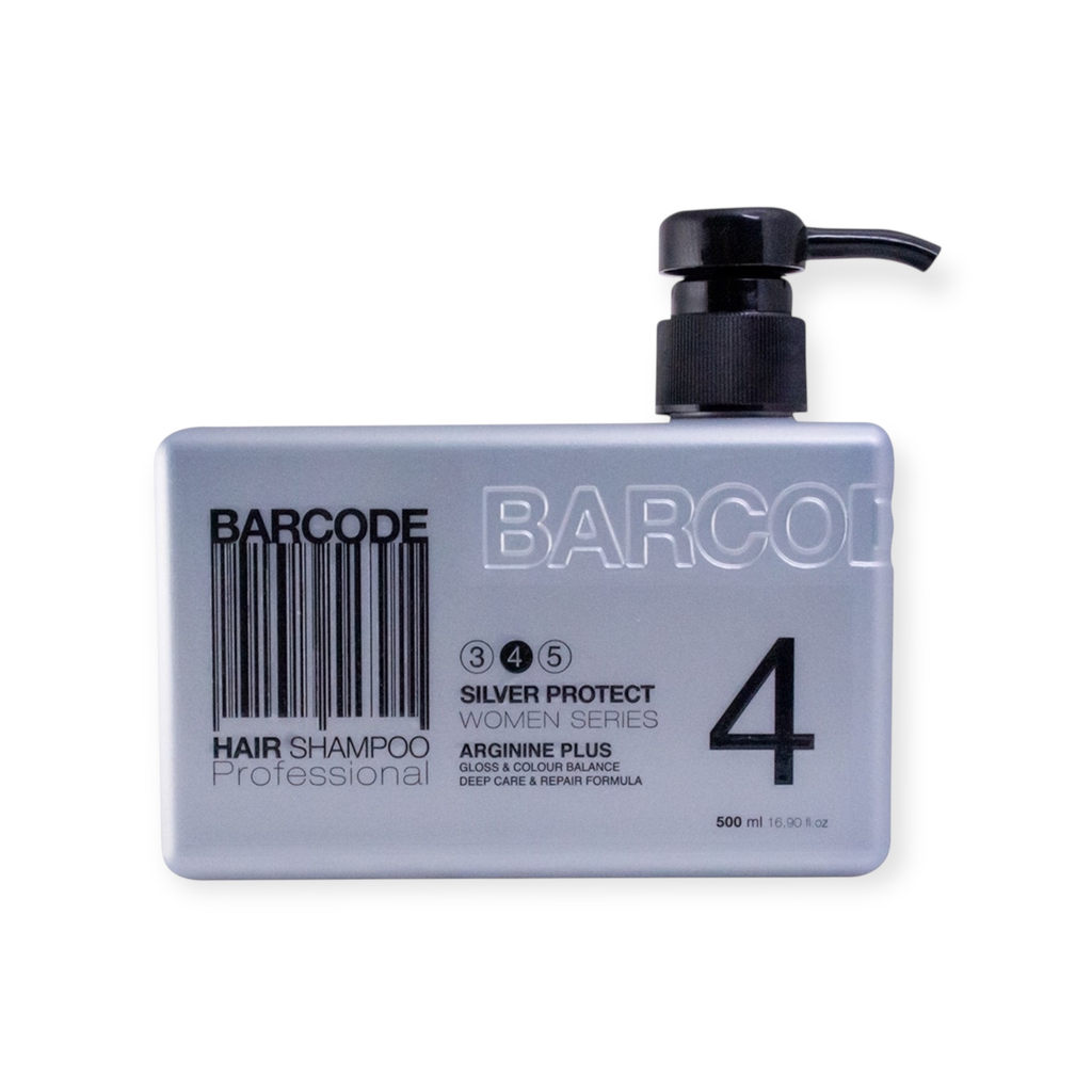 Barcode Hair Shampoo | Silver | 500 ml | Larafix B.V.